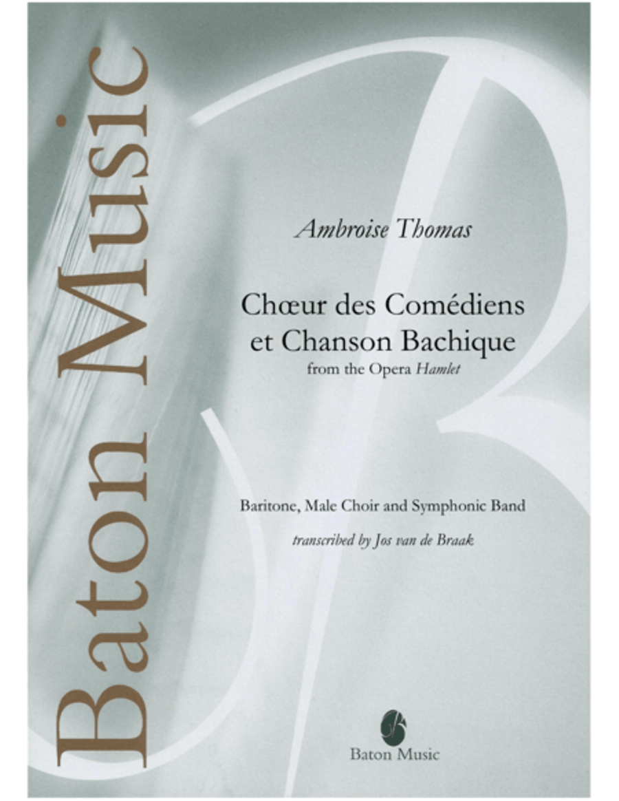 Chœur des Comédiens et Chanson Bachique Men's Choir scores gallery preview page 1