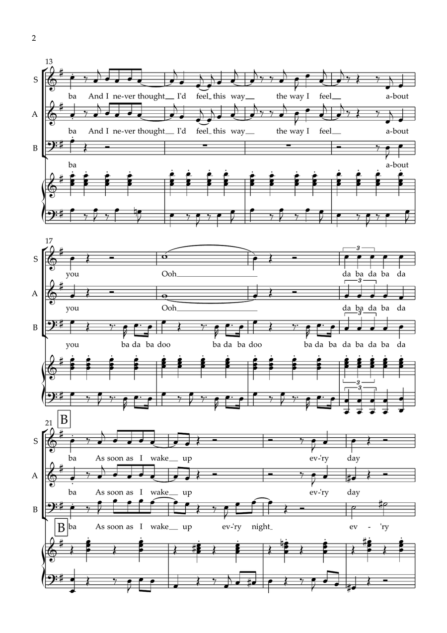 It Must Be Love 3-Part scores gallery preview page 3