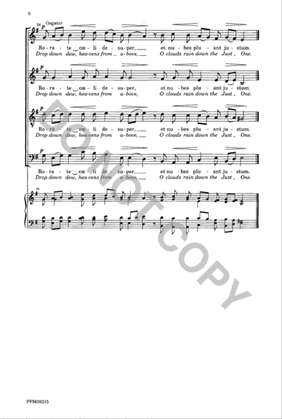 Rorate Caeli Rorate Caeli 4-Part scores gallery preview page 7