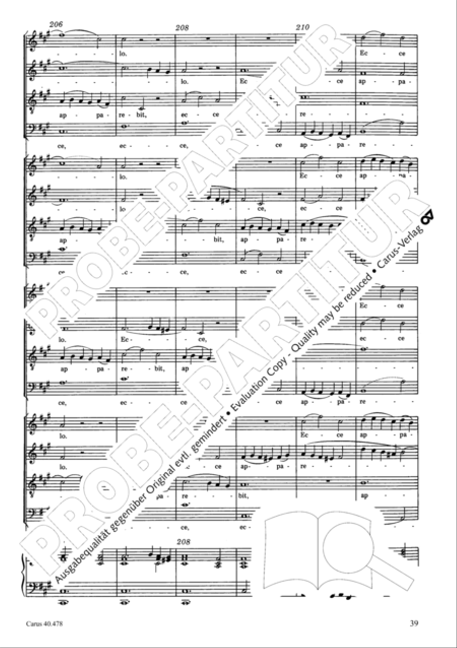 Hora est 4-Part scores gallery preview page 40