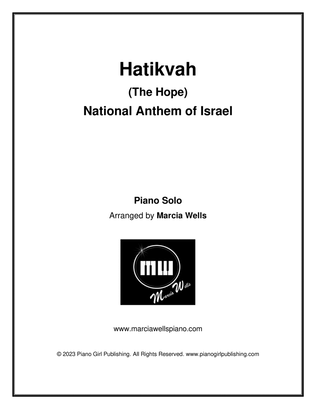 Hatikvah (The Hope) National Anthem of Israel