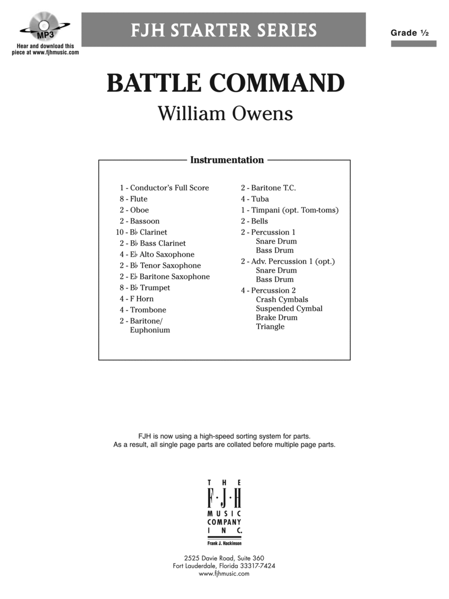 Battle Command: Score
