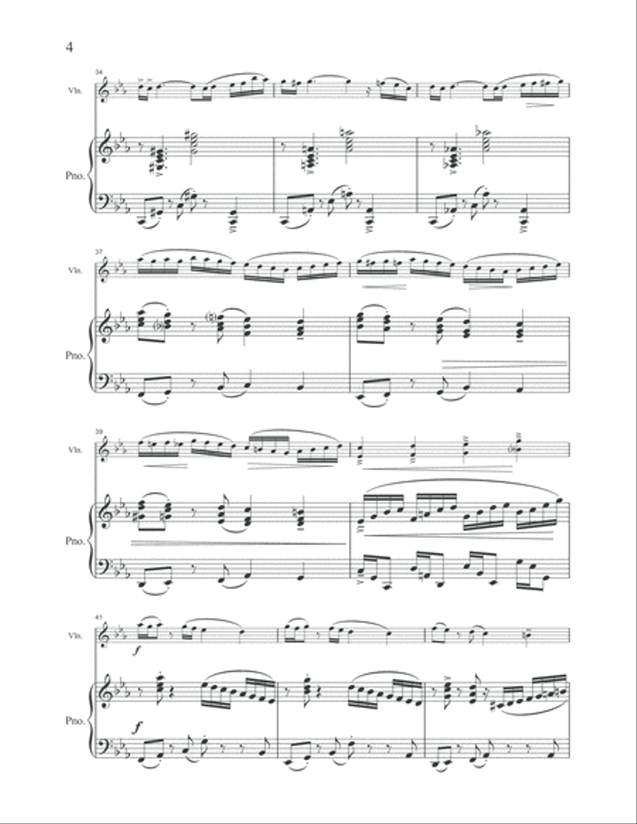 4 Tango Postcards 4 Tango Postcards Violin Solo scores gallery preview page 5