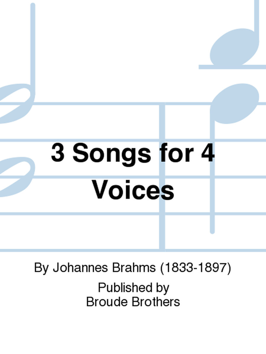 Three Songs for Four Voices