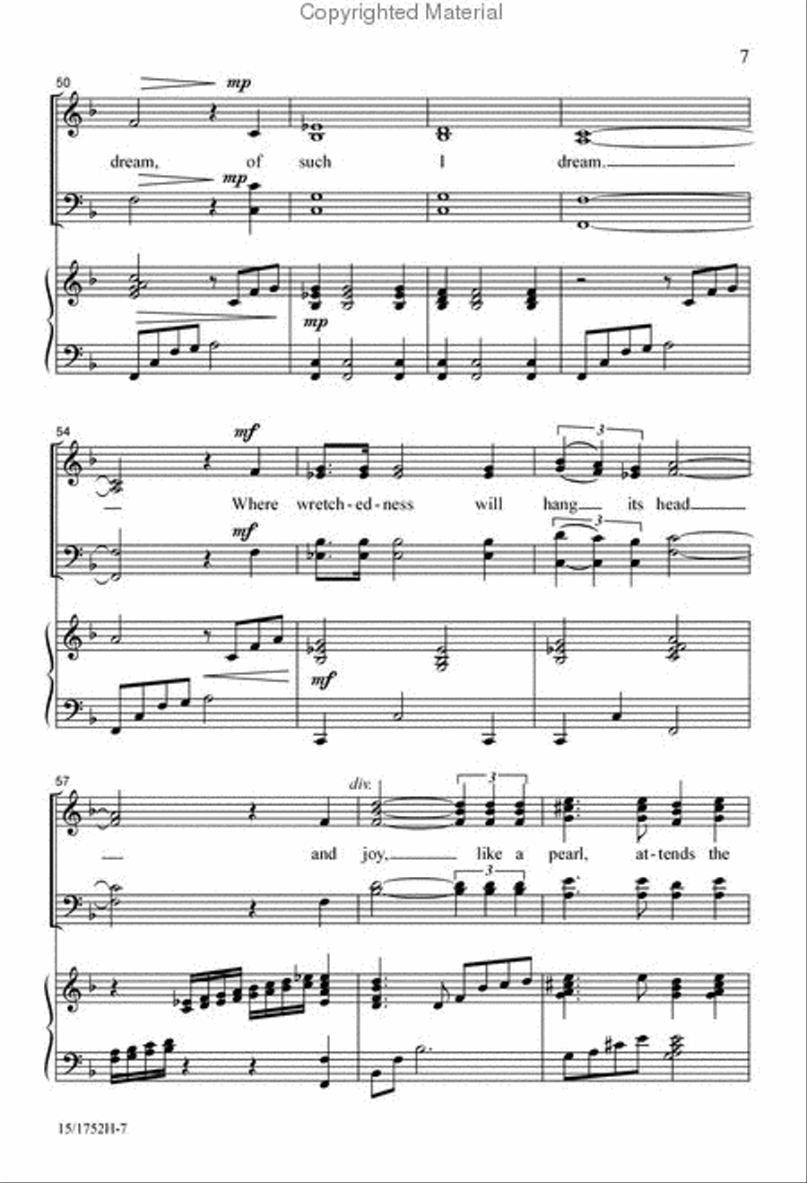 I Dream a World I Dream a World 4-Part scores gallery preview page 7