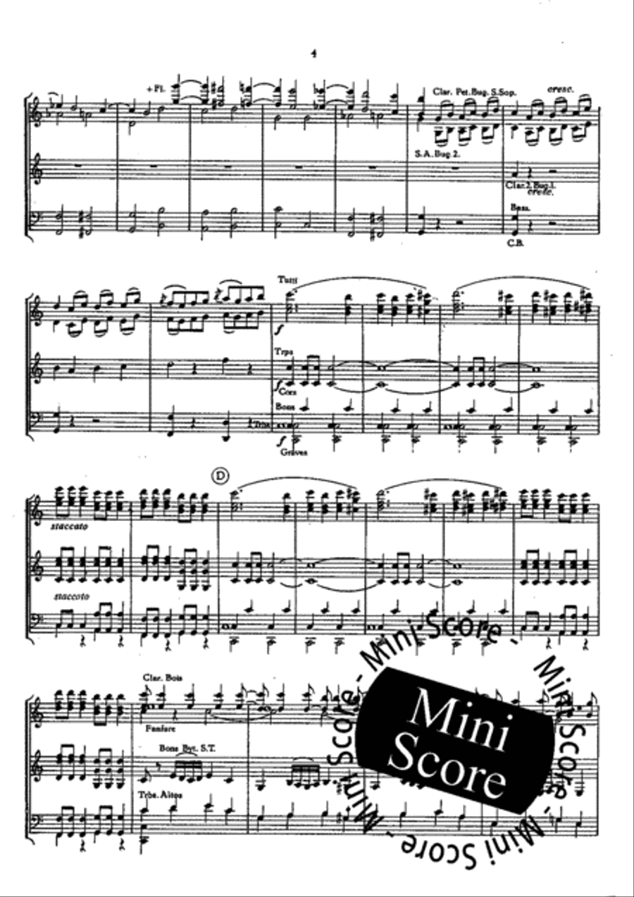 Overture en Ut Concert Band scores gallery preview page 7