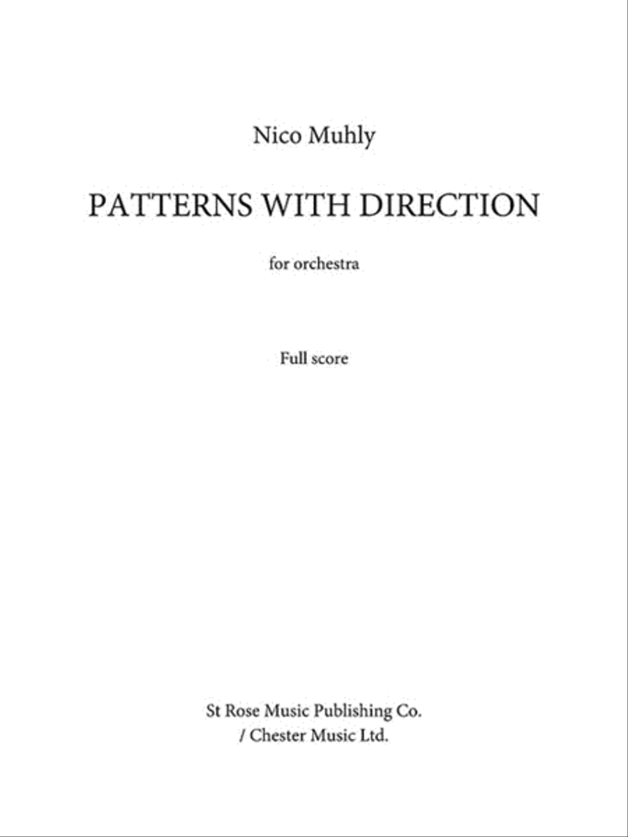 Book cover for Patterns with Direction