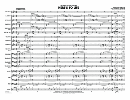 Here's To Life (Key: C minor) - Conductor Score (Full Score)