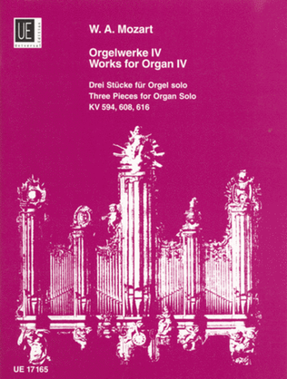 Book cover for Organ Works, Vol. 4