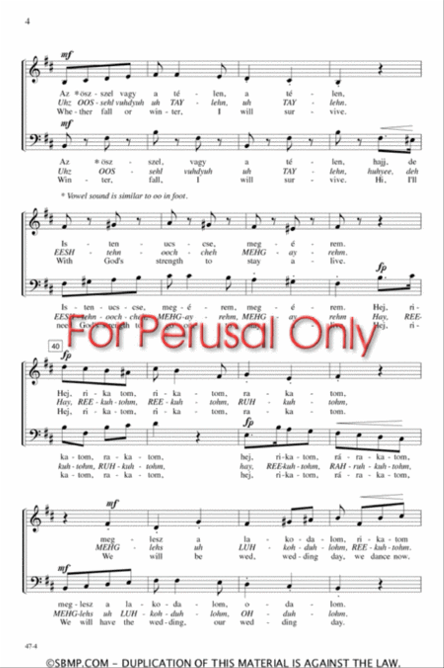 Erik A Som 4-Part scores gallery preview page 4