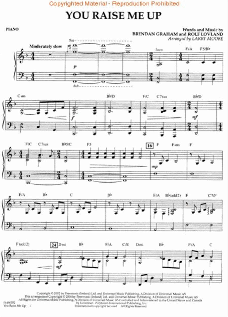 You Raise Me Up String Orchestra scores gallery preview page 4