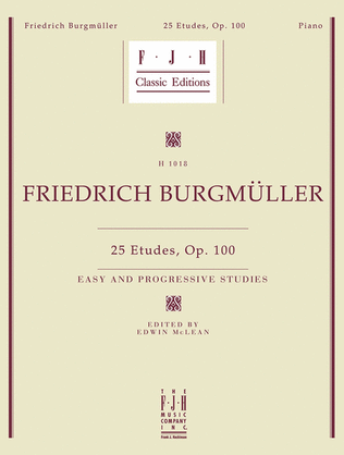 Book cover for 25 Etudes, Op. 100