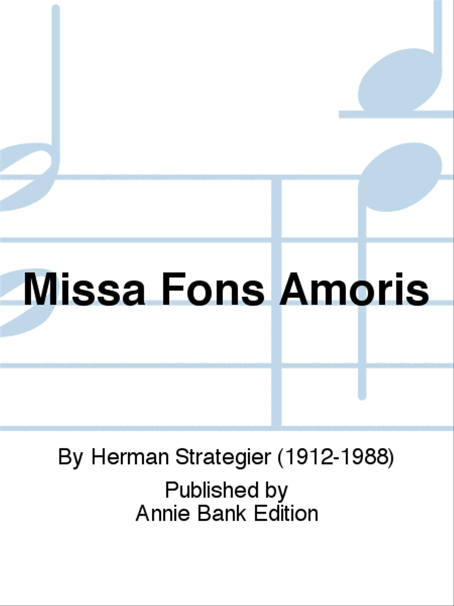 Missa Fons Amoris SSA scores gallery preview page 1