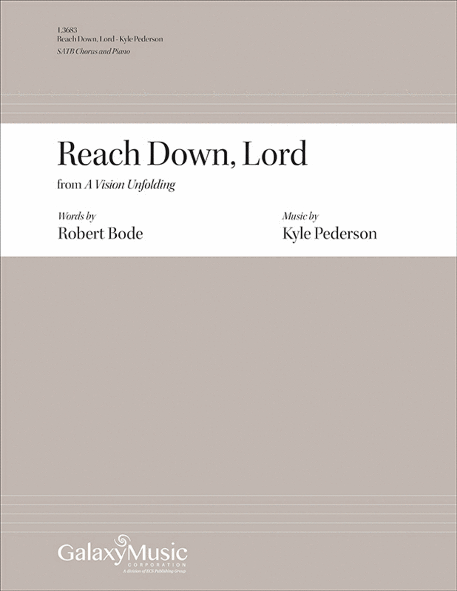 Book cover for Reach Down, Lord: from A Vision Unfolding