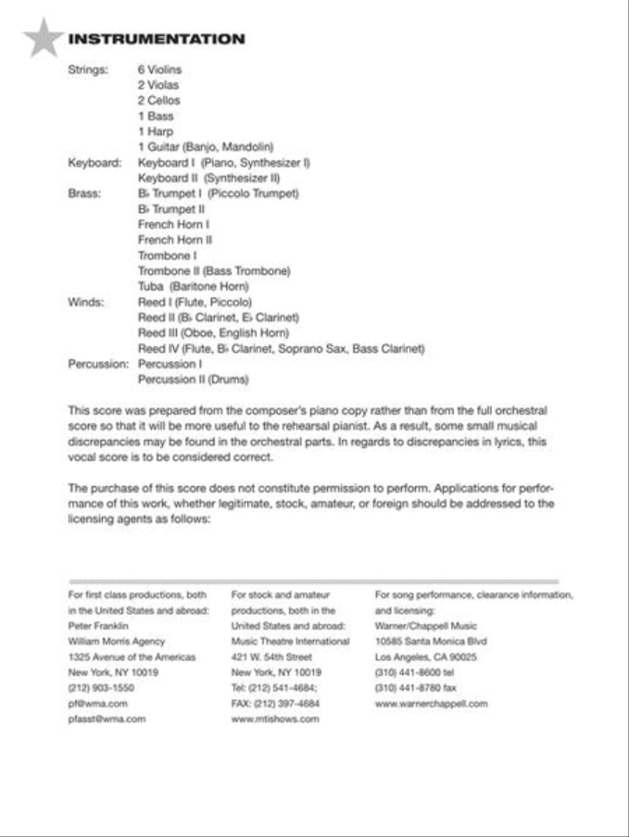 Ragtime the Musical Ragtime the Musical Piano, Vocal, Guitar scores gallery preview page 7