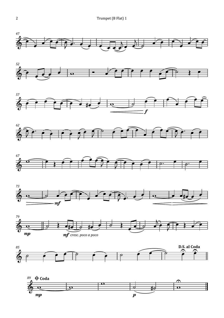 Via Dolorosa Brass Quintet scores gallery preview page 6
