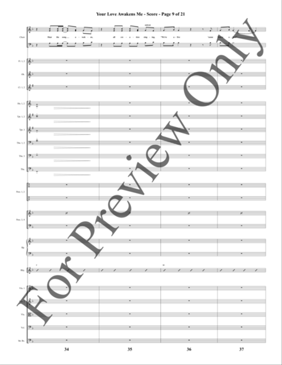 Road to Calvary - Orchestration by Daniel Semsen Choir - Sheet Music page 10
