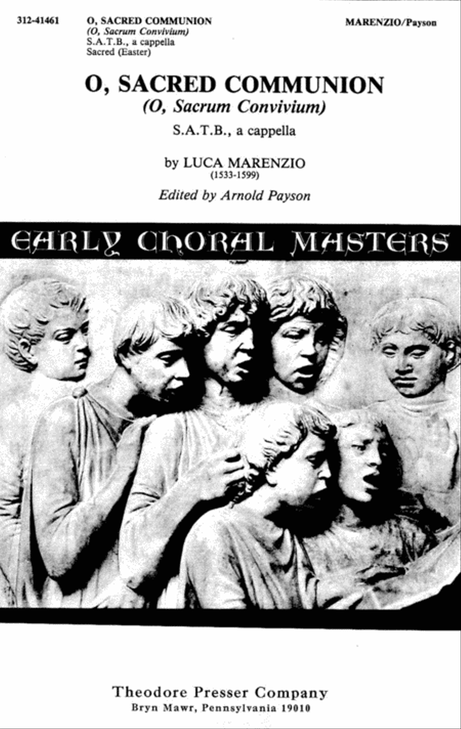 O, Sacred Communion 4-Part scores gallery preview page 1