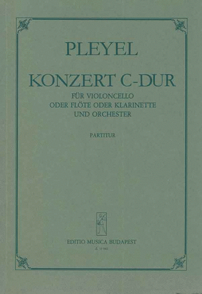 Konzert C-Dur Vc (Fl-Klar) + O
