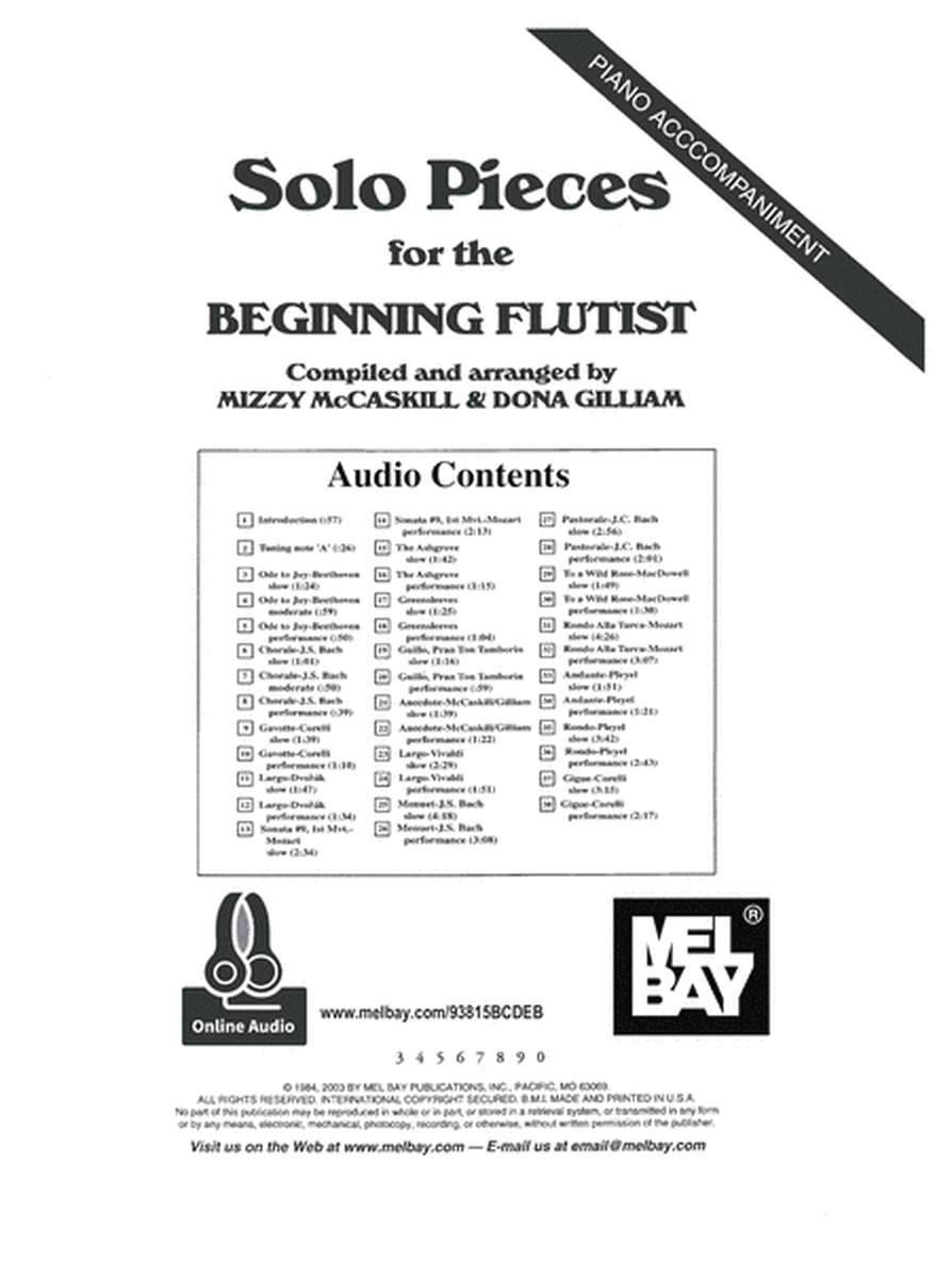 Solo Pieces for the Beginning Flutist image number null