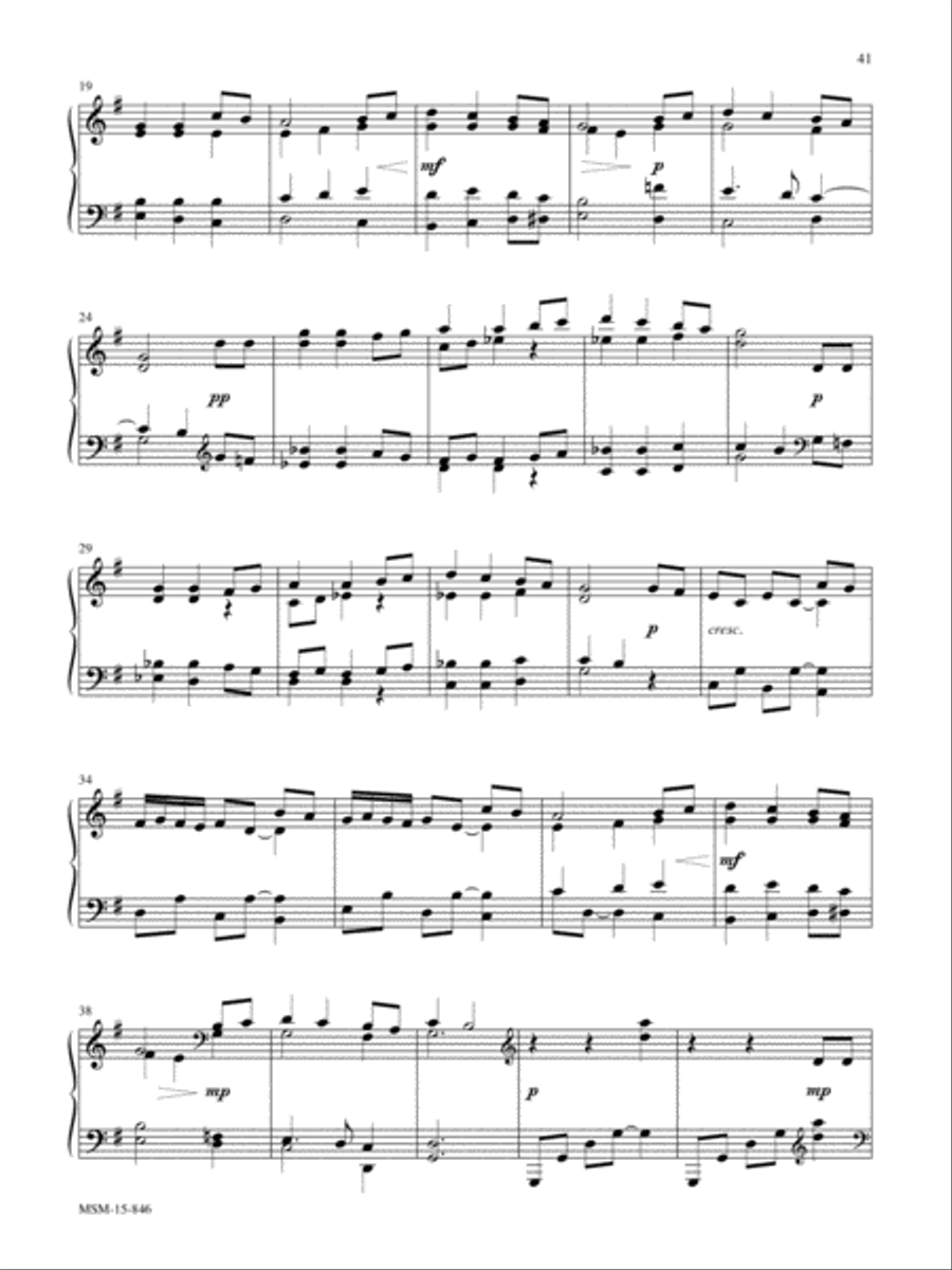 Advent and Christmas Wonder, Set 3 Easy Piano scores gallery preview page 21