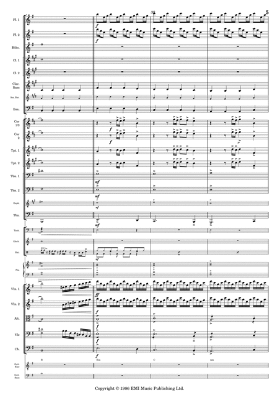Final Countdown Full Orchestra scores gallery preview page 5