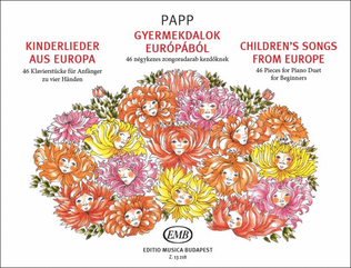 Book cover for Children's Songs from Europe for Beginners