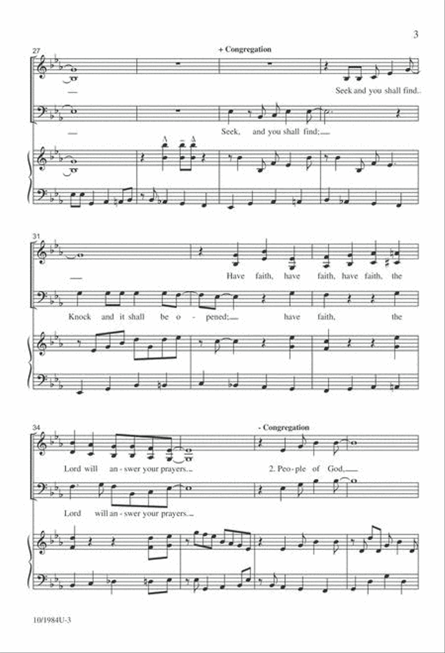 Seek and You Shall Find 4-Part scores gallery preview page 3