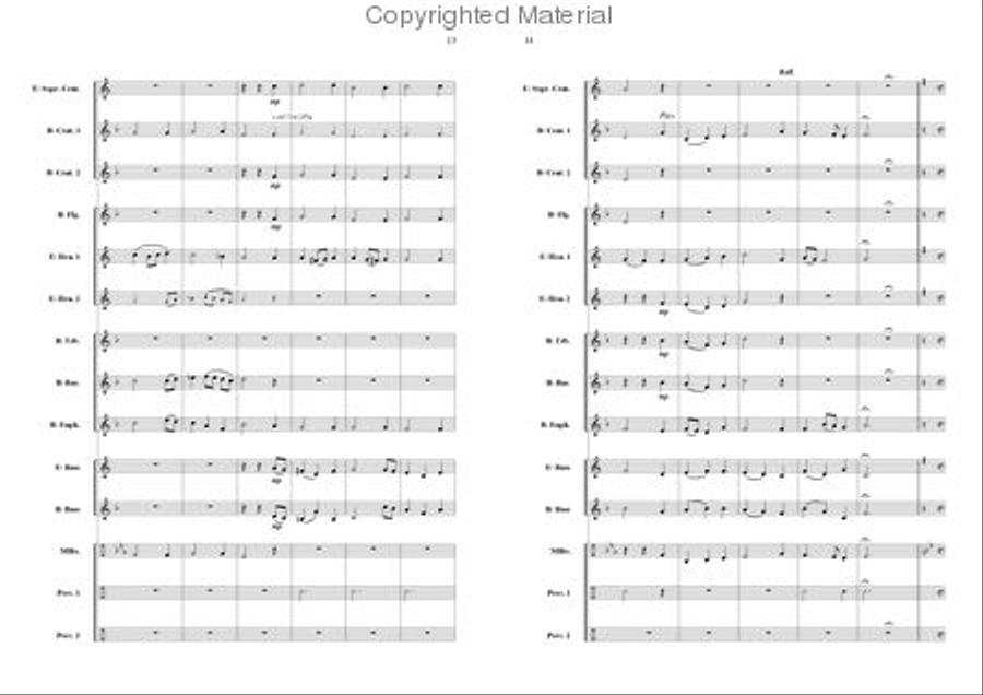 Ding Dong it's Christmas Brass Band scores gallery preview page 7