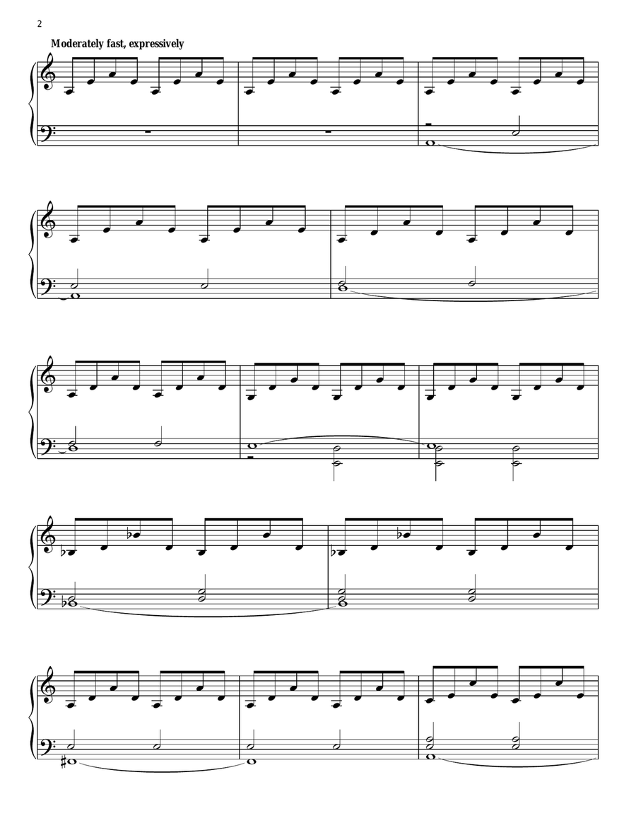 We're A Team We're A Team Piano Solo scores gallery preview page 2