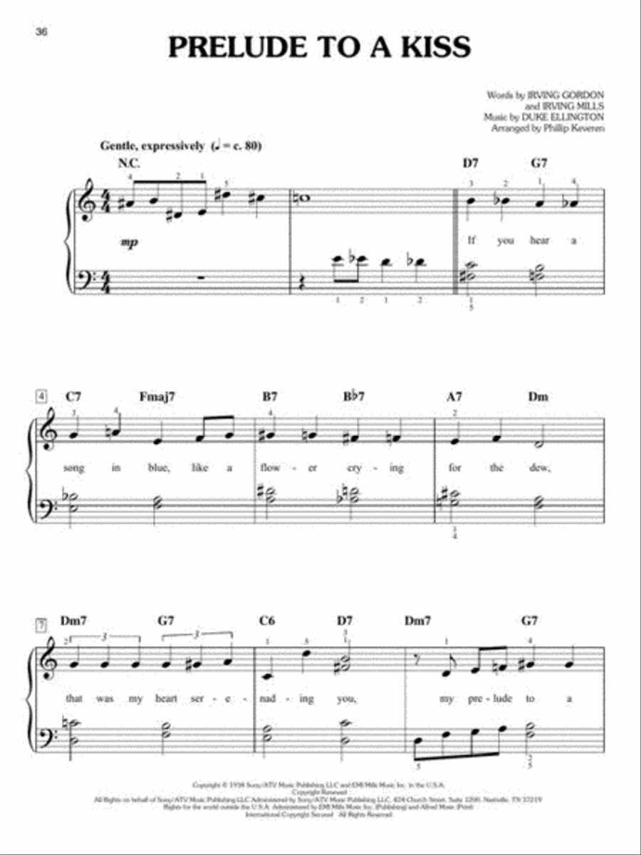 Duke Ellington Easy Piano scores gallery preview page 7