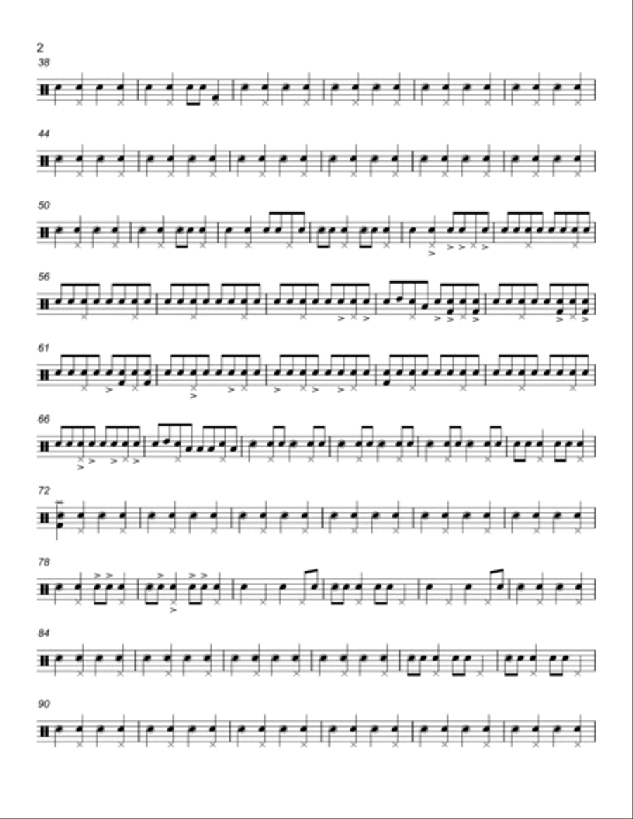 It Might As Well Be Spring Drum Set scores gallery preview page 2