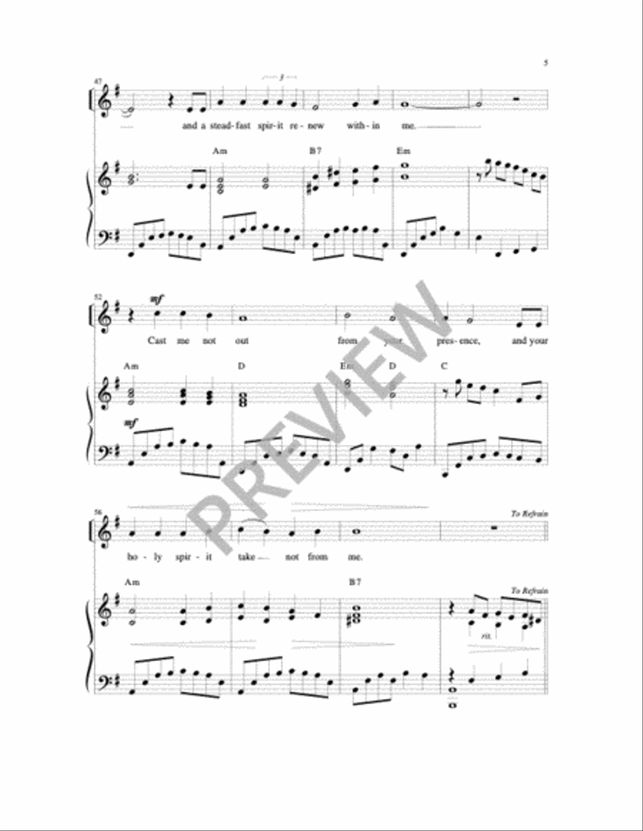 Be Merciful O Lord Be Merciful O Lord 4-Part scores gallery preview page 3