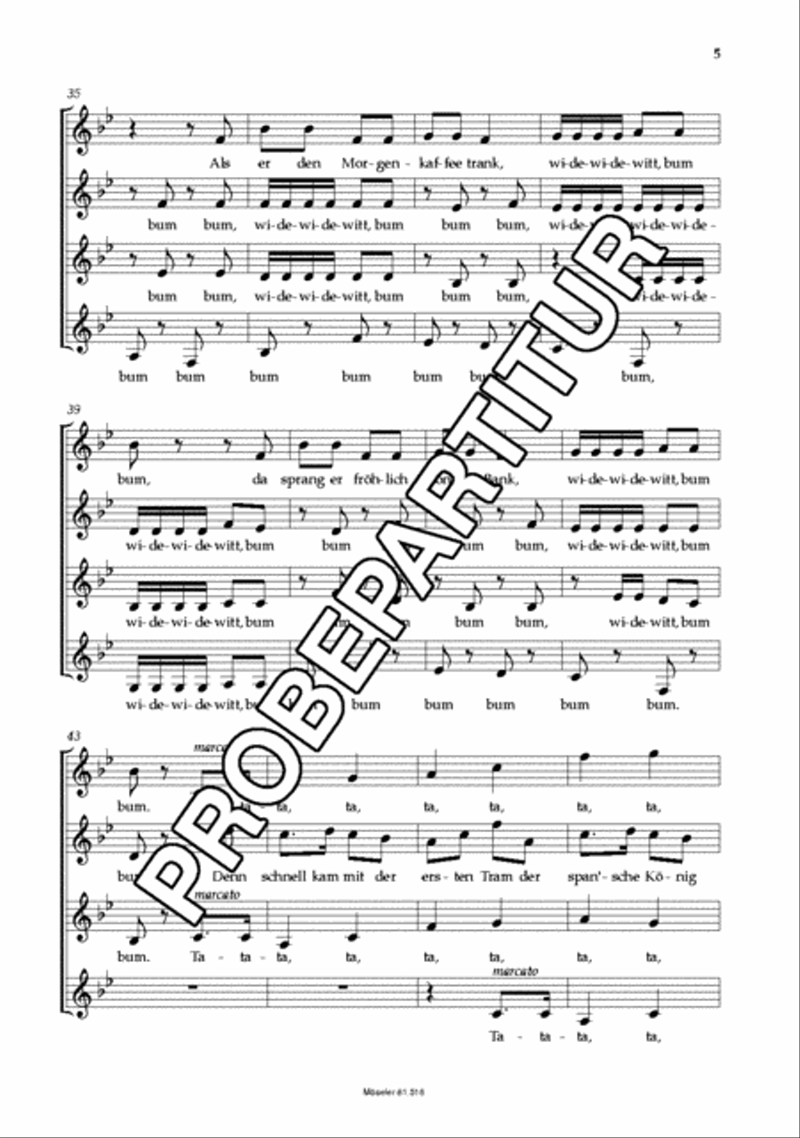 Die Entdeckung Amerikas op. 40,2 SSAA scores gallery preview page 6