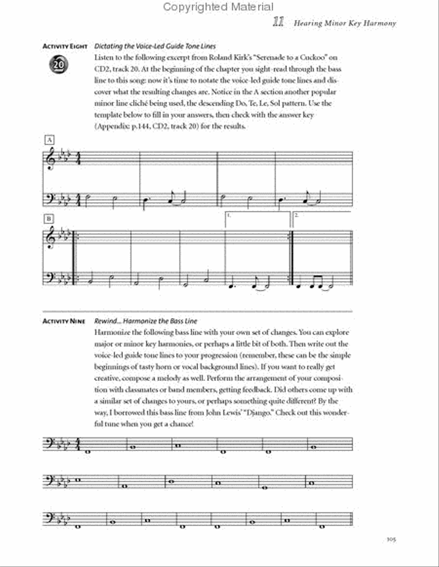 Real Easy Ear Training Book Piano scores gallery preview page 8