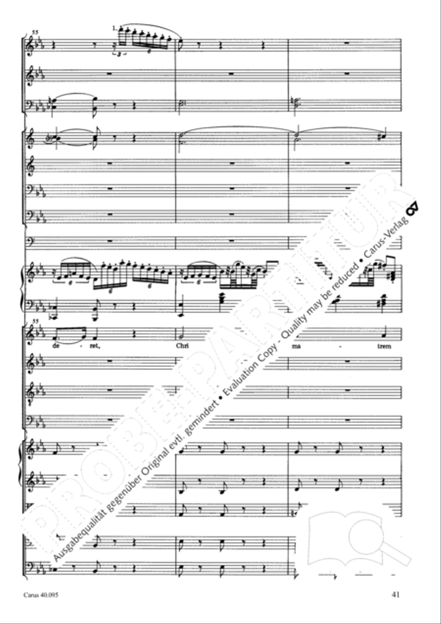 The Seven Words (Die Sieben Worte) 4-Part scores gallery preview page 56