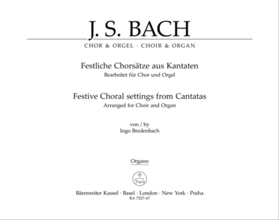 Festive Choral settings from Cantatas Choir scores gallery preview page 1