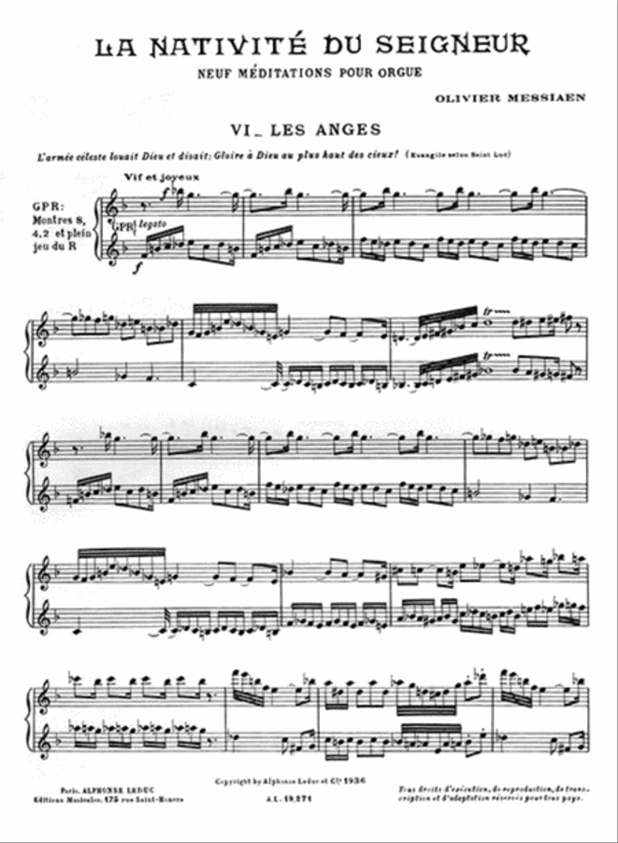 La Nativite du Seigneur – Volume 3 Organ scores gallery preview page 2