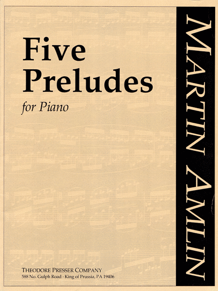 Martin Amlin : Five Preludes