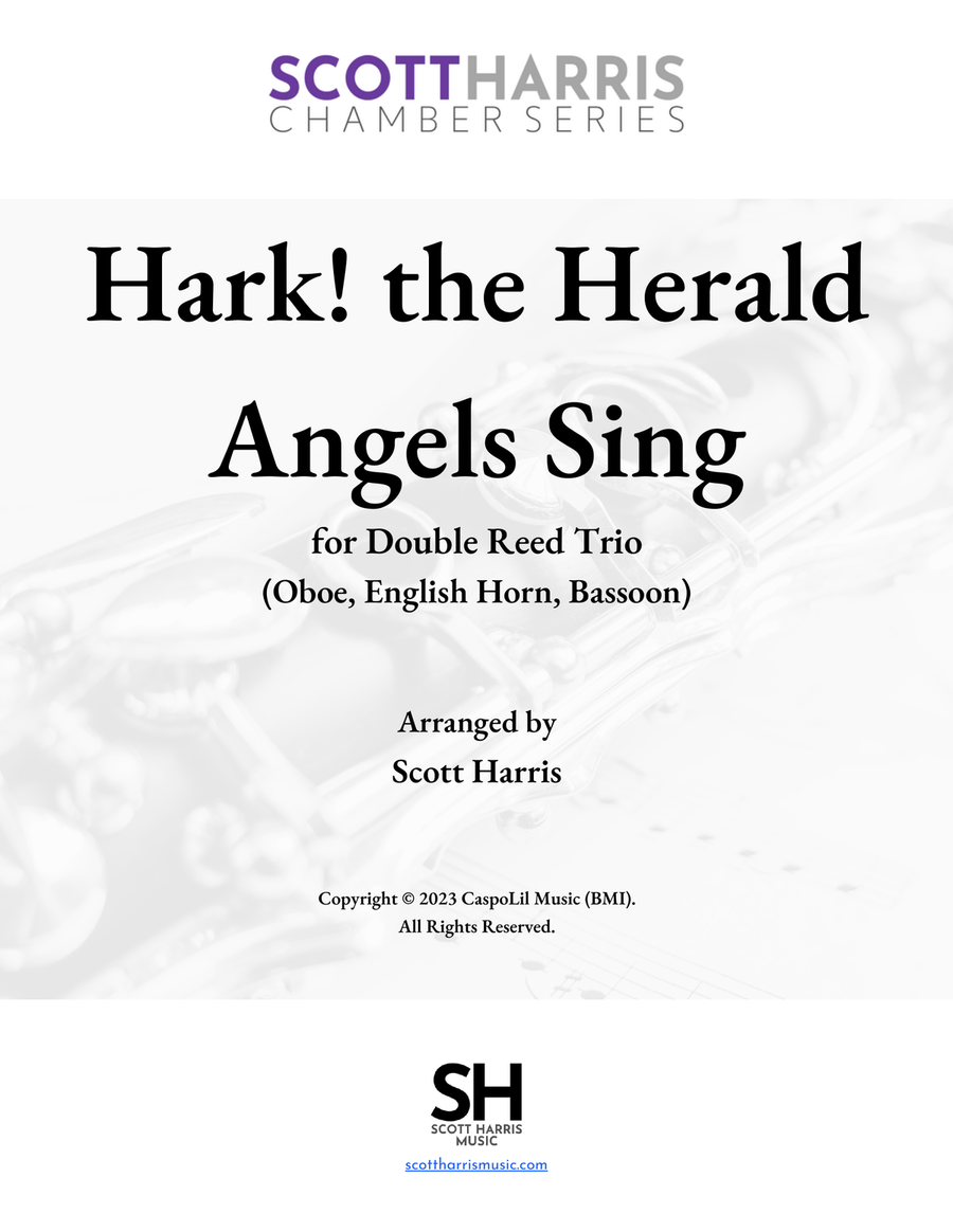 Hark! the Herald Angels Sing (for Double Reed Trio) Woodwind Trio scores gallery preview page 1