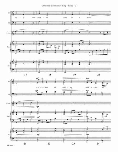 Christmas Communion Song - Instrumental Score and Parts