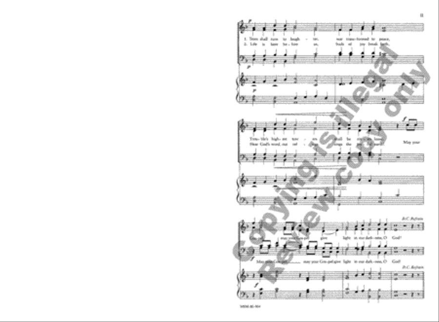 Four Liturgical Songs 4-Part scores gallery preview page 10