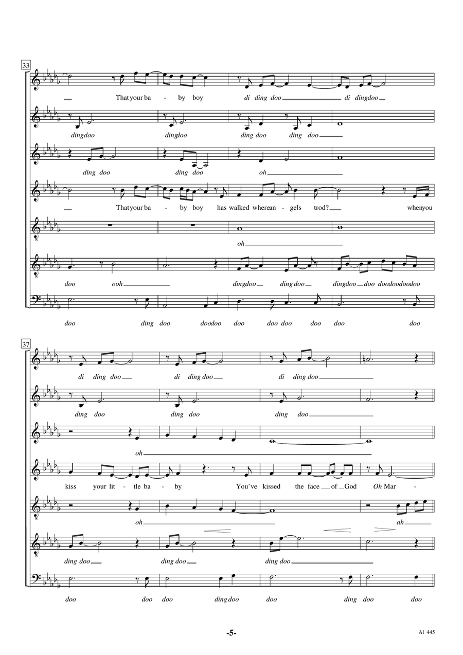 Mary, Did You Know? Choir scores gallery preview page 5
