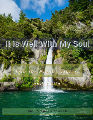 Book cover for It Is Well With My Soul - Score Only
