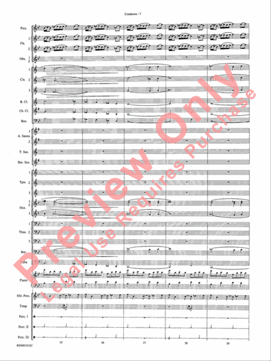 Inchon Concert Band scores gallery preview page 12