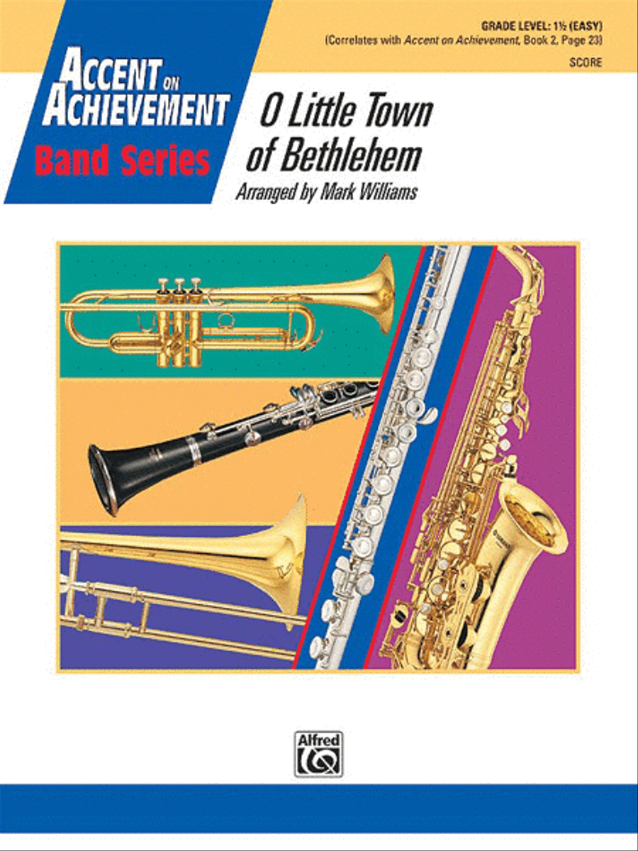 O Little Town of Bethlehem Concert Band scores gallery preview page 1