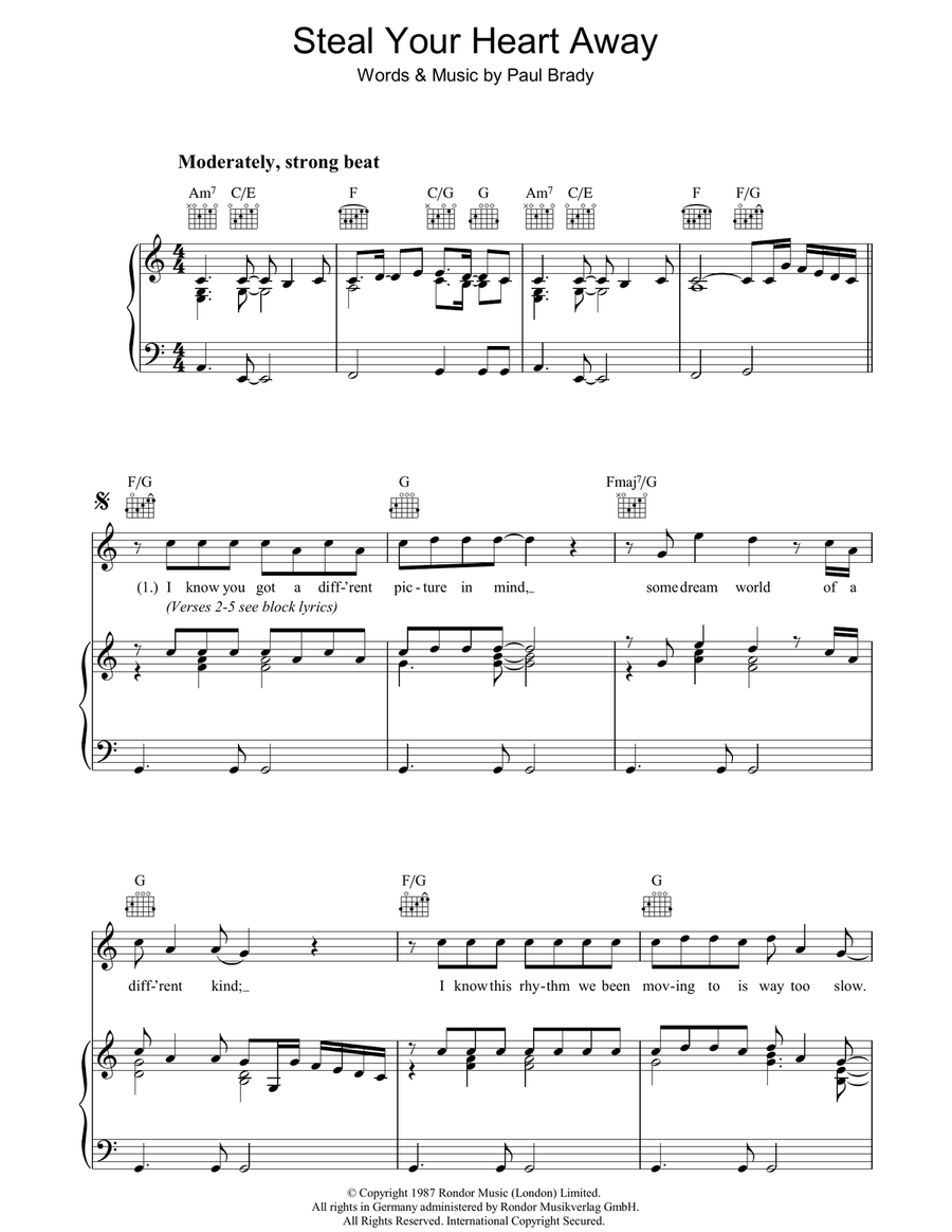 Steal Your Heart Away Steal Your Heart Away Acoustic Guitar scores gallery preview page 1