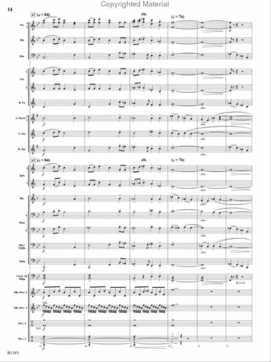 Epiphany Concert Band scores gallery preview page 12