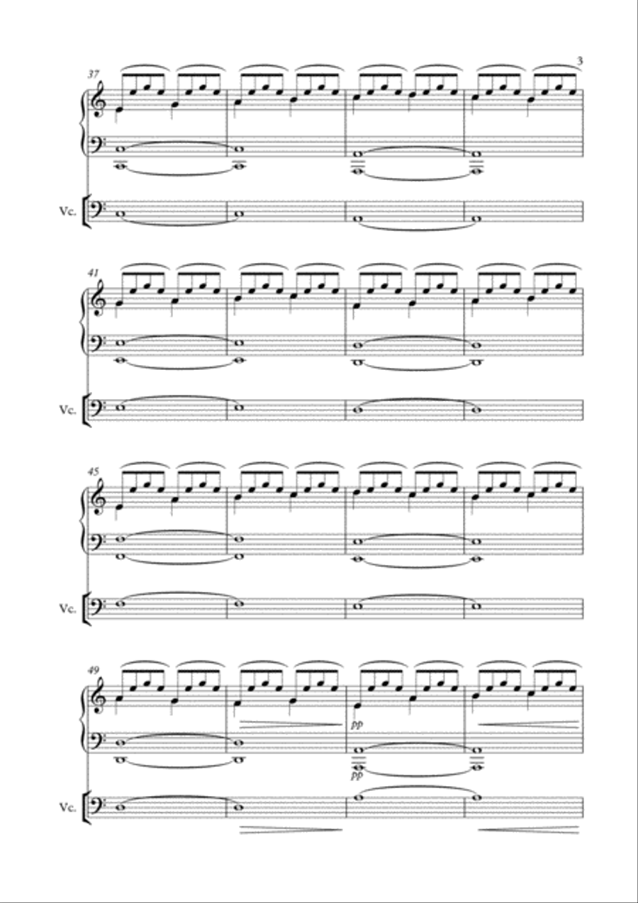 La mirada de Lebelle La mirada de Lebelle Piano Trio scores gallery preview page 3