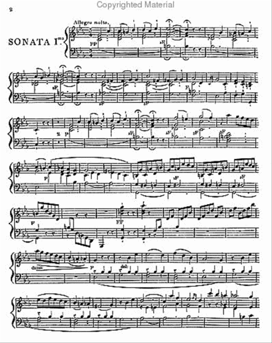 Two sonatas for the fortepiano, Opus I - Paris (undated = 1810) Piano Solo scores gallery preview page 2